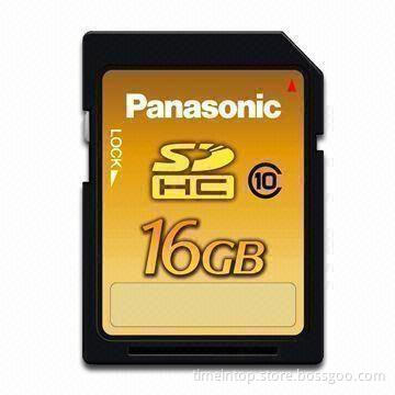 SDHC Memory Card with 16GB Capacity, Up to 22Mbps Speed and Class 10